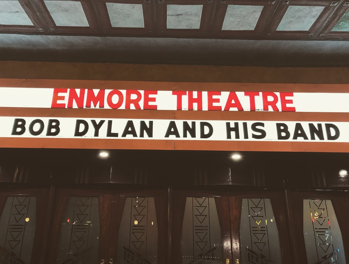 Bob Dylan at the Enmore Theatre