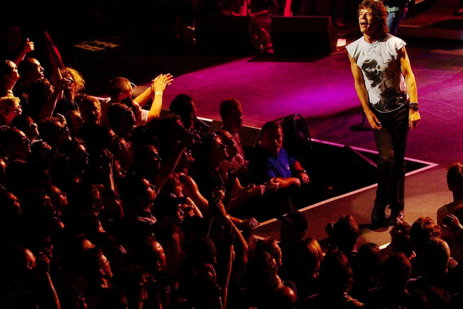 The Rolling Stones performing at the Enmore Theatre